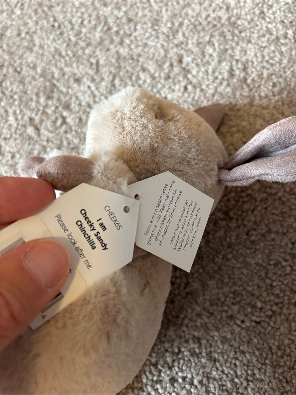 Jellycat Chinchilla - Picture 7 of 7